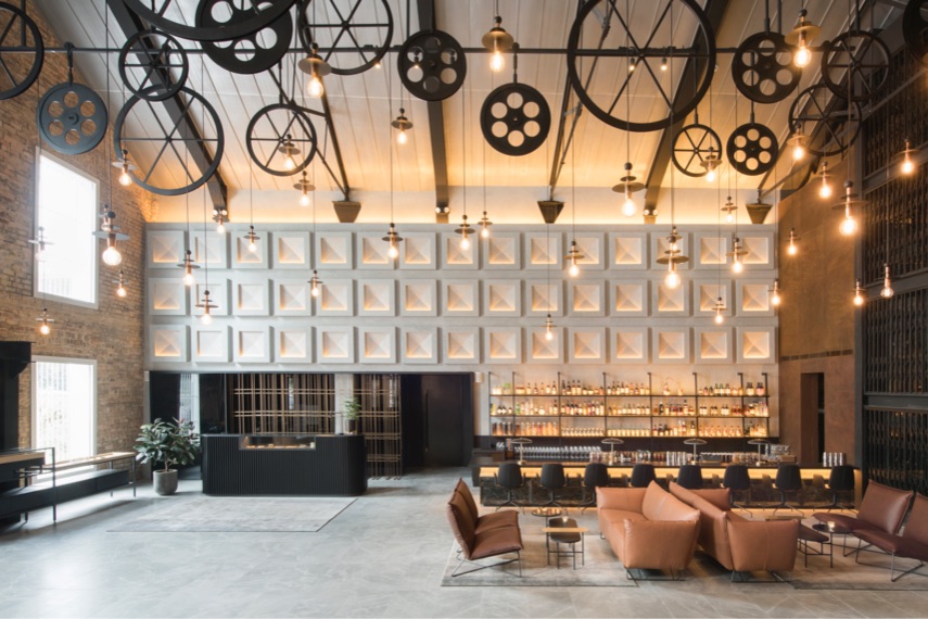 The Warehouse Hotel interior